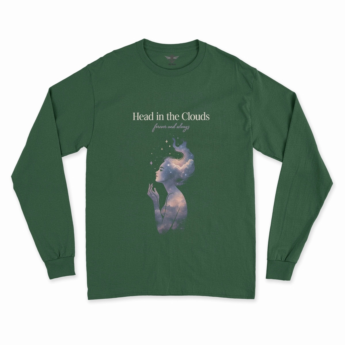 Head in the Clouds — Ethereal Dreamy Rock Heritage Tee — Design IV