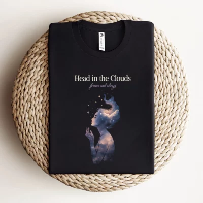 Head in the Clouds — Ethereal Dreamy Rock Heritage Tee — Design IV