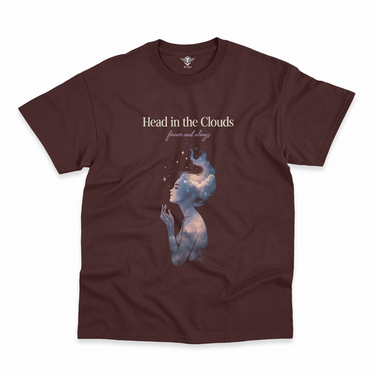 Head in the Clouds — Ethereal Dreamy Rock Heritage Tee — Design IV