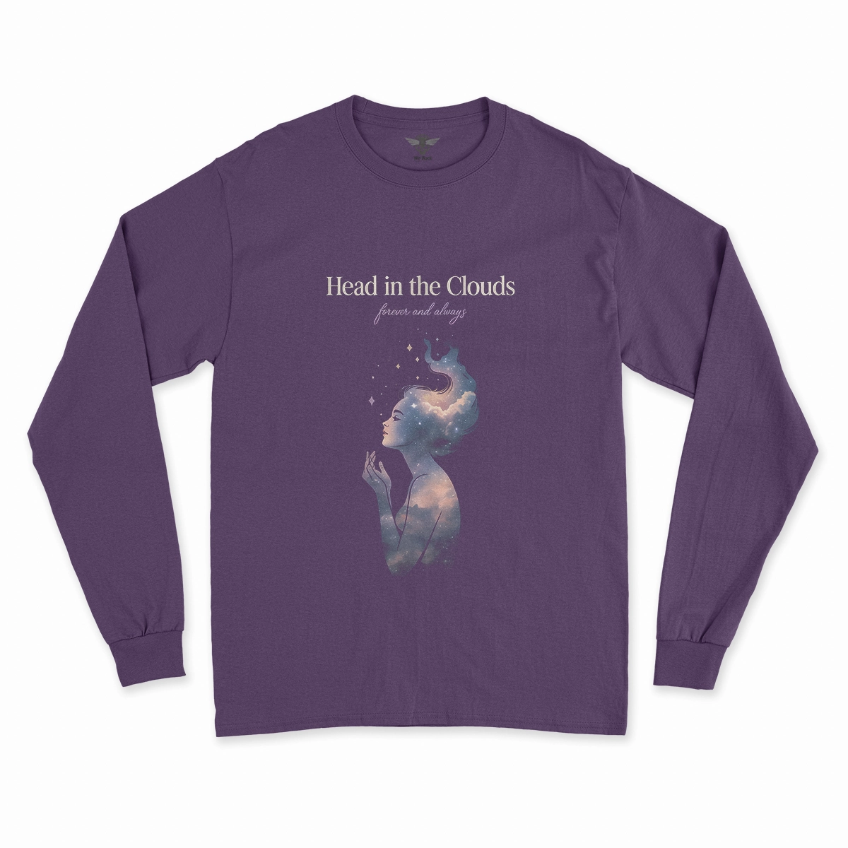 Head in the Clouds — Ethereal Dreamy Rock Heritage Tee — Design IV