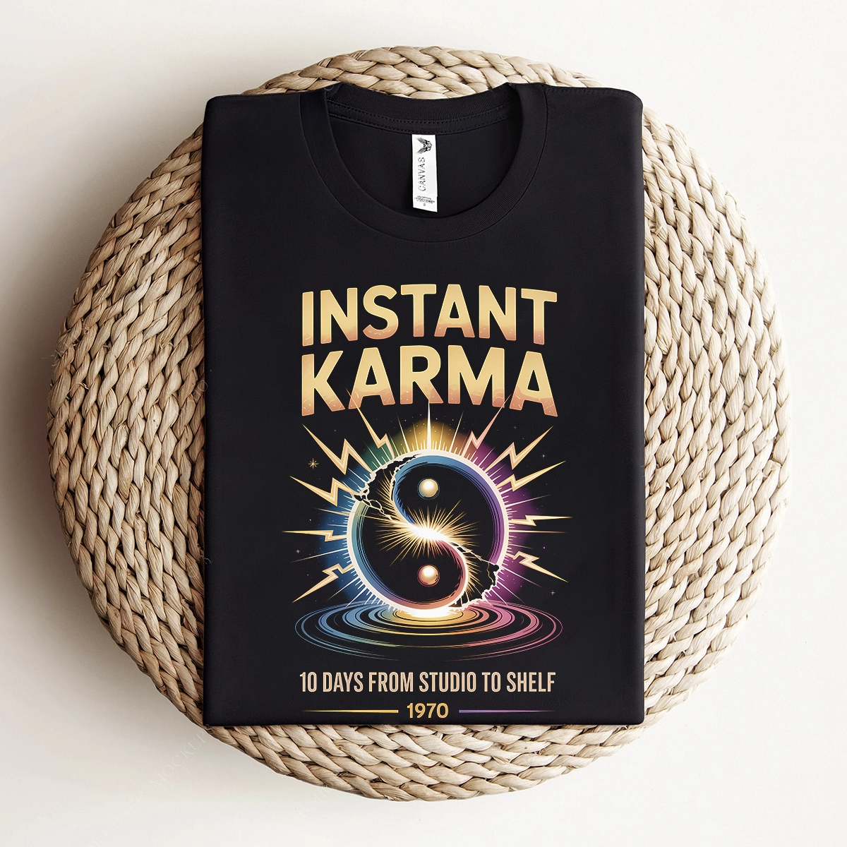 Instant Karma — 10 Days From Studio to Shelf 1970 Rock Tee
