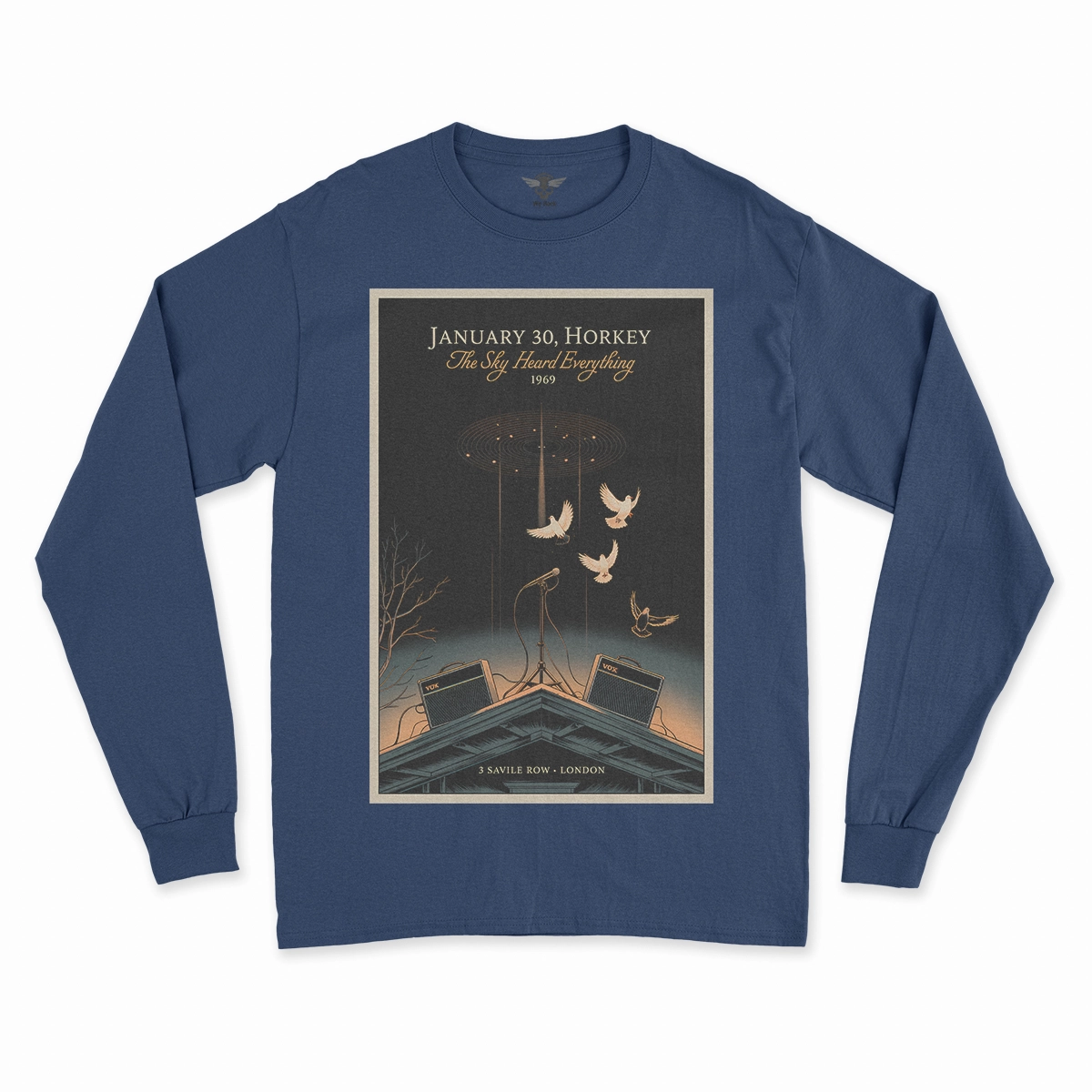 January 30, 1969 — The Sky Heard Everything — Rooftop Rock Tee — Design II