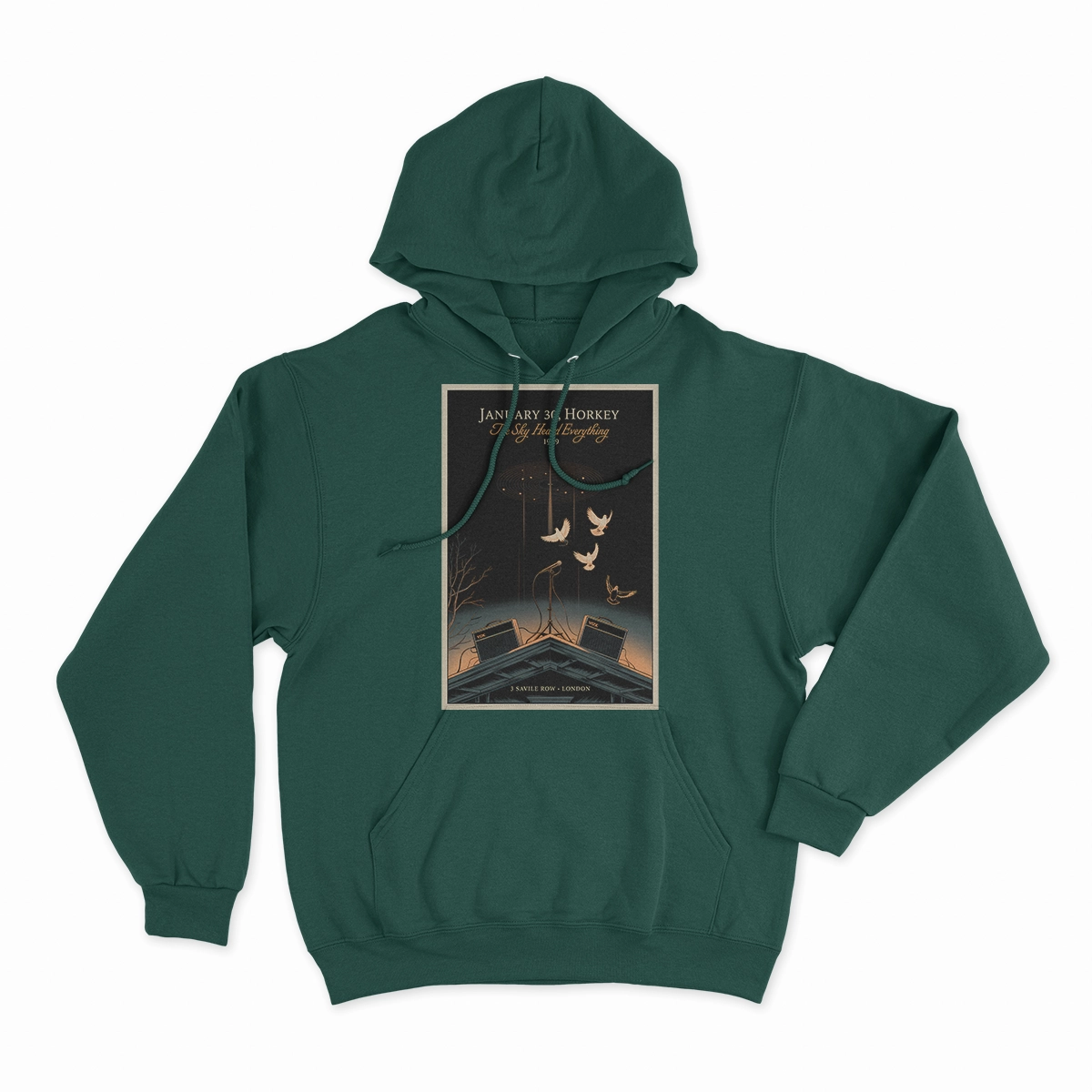 January 30, 1969 — The Sky Heard Everything — Rooftop Rock Tee — Design II