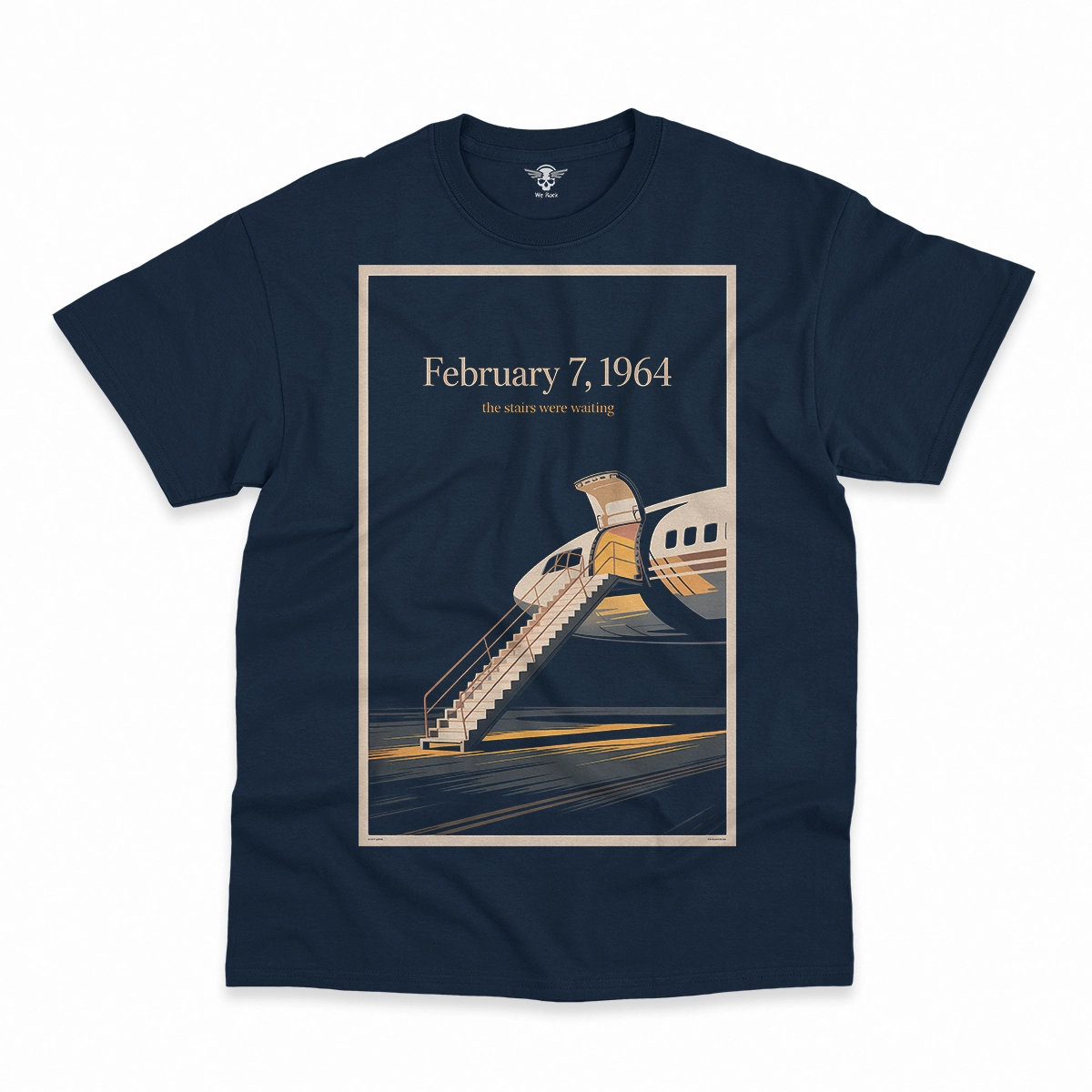 Just Landed — Pan Am 101 — New York February 1964 Rock Tee — Design II