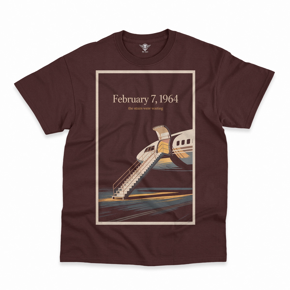 Just Landed — Pan Am 101 — New York February 1964 Rock Tee — Design II