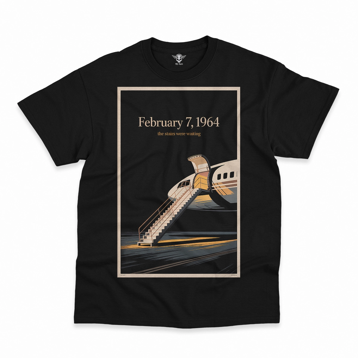 Just Landed — Pan Am 101 — New York February 1964 Rock Tee — Design II