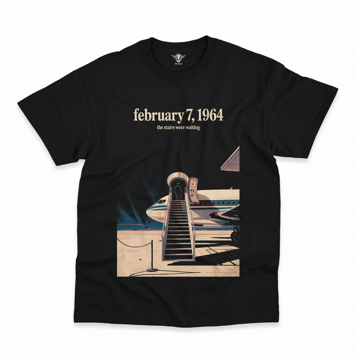 Just Landed — Pan Am 101 — New York February 1964 Rock Tee — Design III