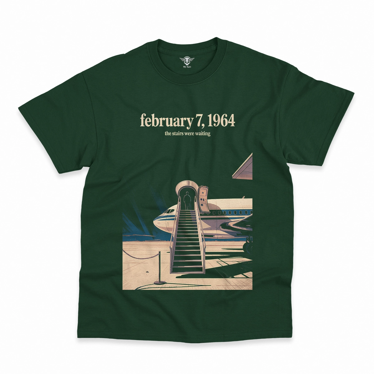 Just Landed — Pan Am 101 — New York February 1964 Rock Tee — Design III