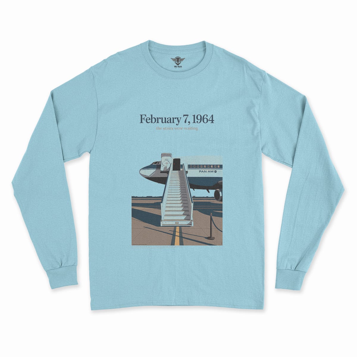 Just Landed — Pan Am 101 — New York February 1964 Rock Tee — Design IV