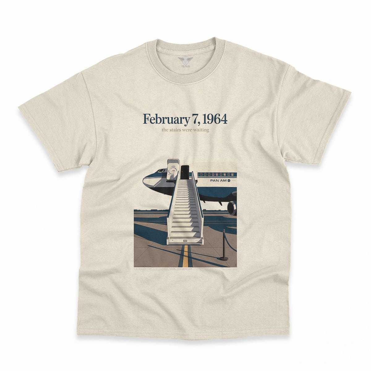 Just Landed — Pan Am 101 — New York February 1964 Rock Tee — Design IV