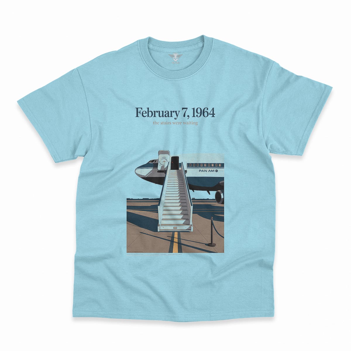 Just Landed — Pan Am 101 — New York February 1964 Rock Tee — Design IV