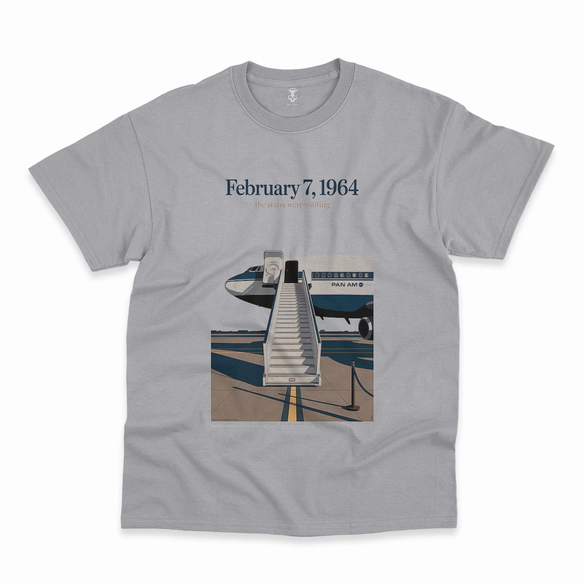 Just Landed — Pan Am 101 — New York February 1964 Rock Tee — Design IV