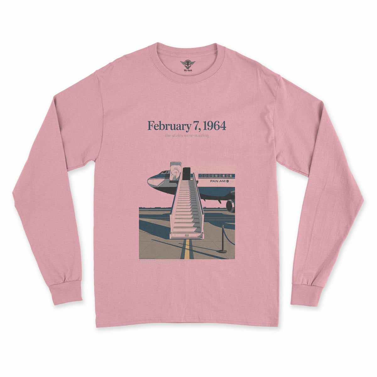 Just Landed — Pan Am 101 — New York February 1964 Rock Tee — Design IV