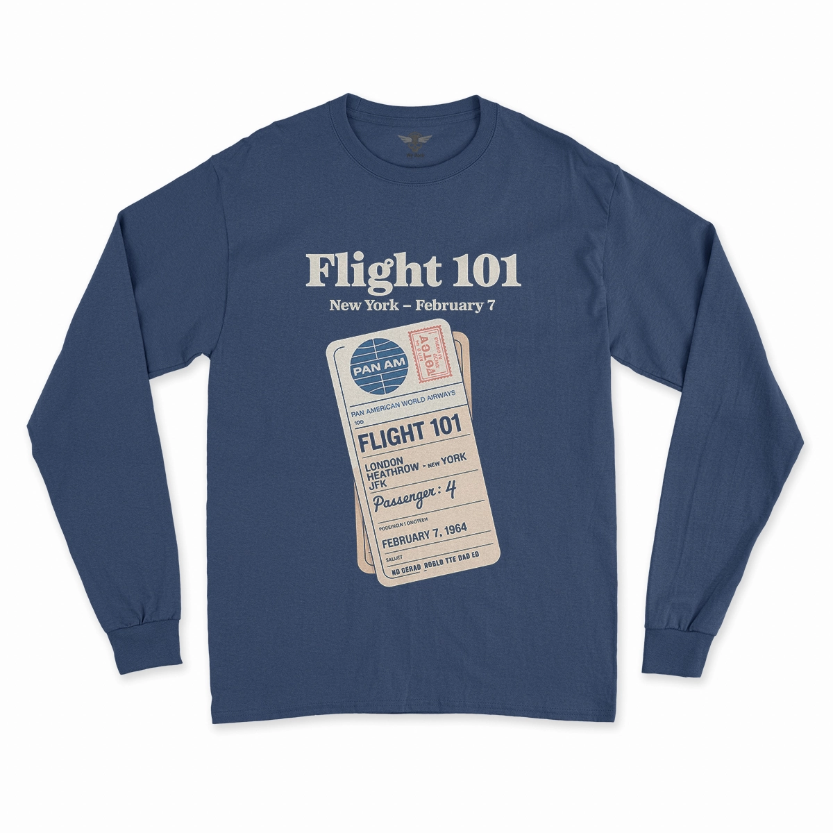 Just Landed — Pan Am 101 — New York February 1964 Rock Tee — Heritage Edition