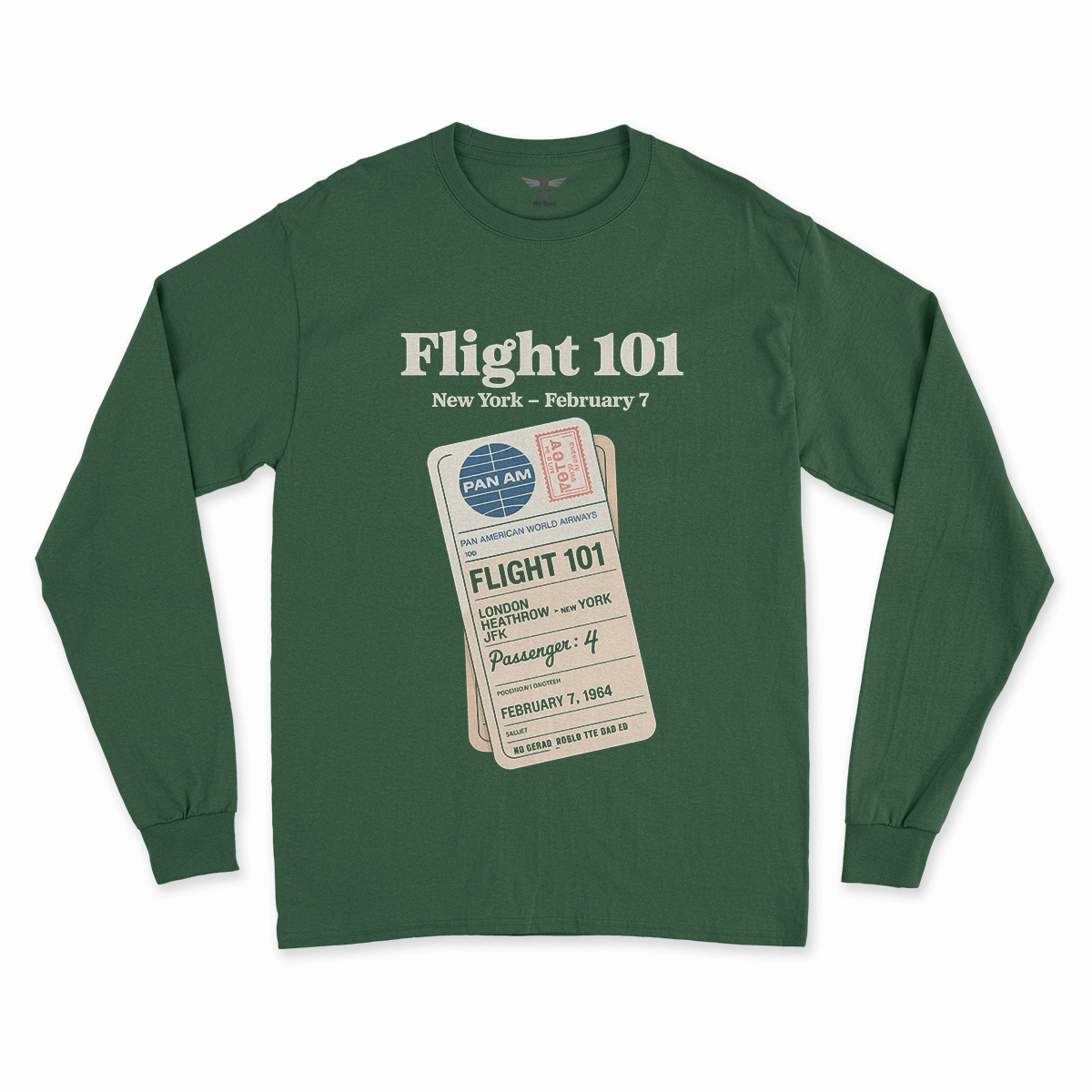 Just Landed — Pan Am 101 — New York February 1964 Rock Tee — Heritage Edition