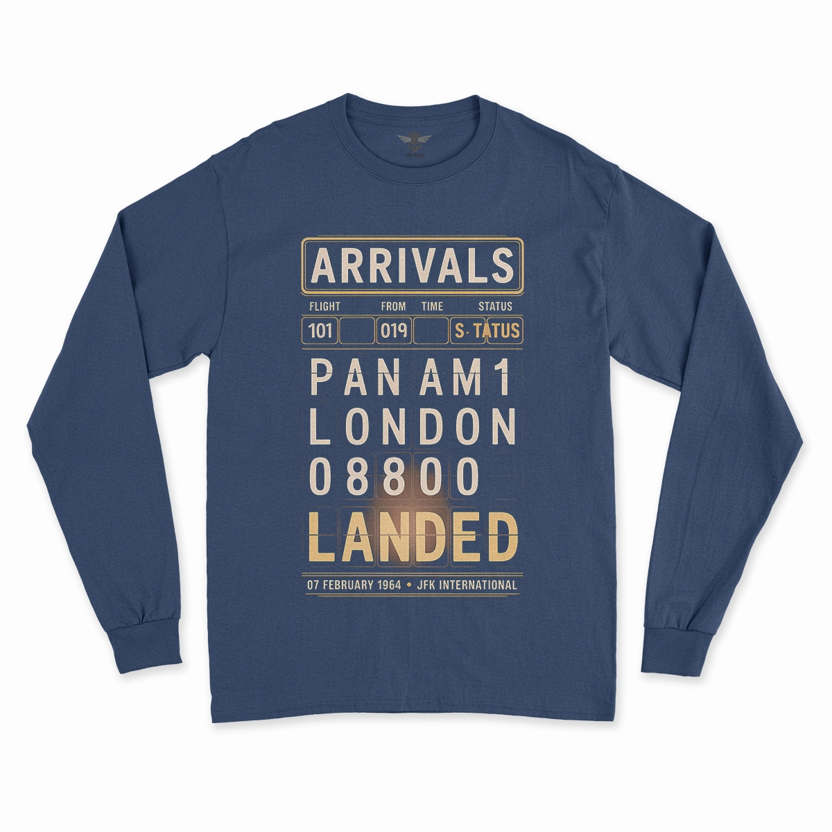 Just Landed — Pan Am 101 — New York February 1964 Rock Tee — Scholar Edition