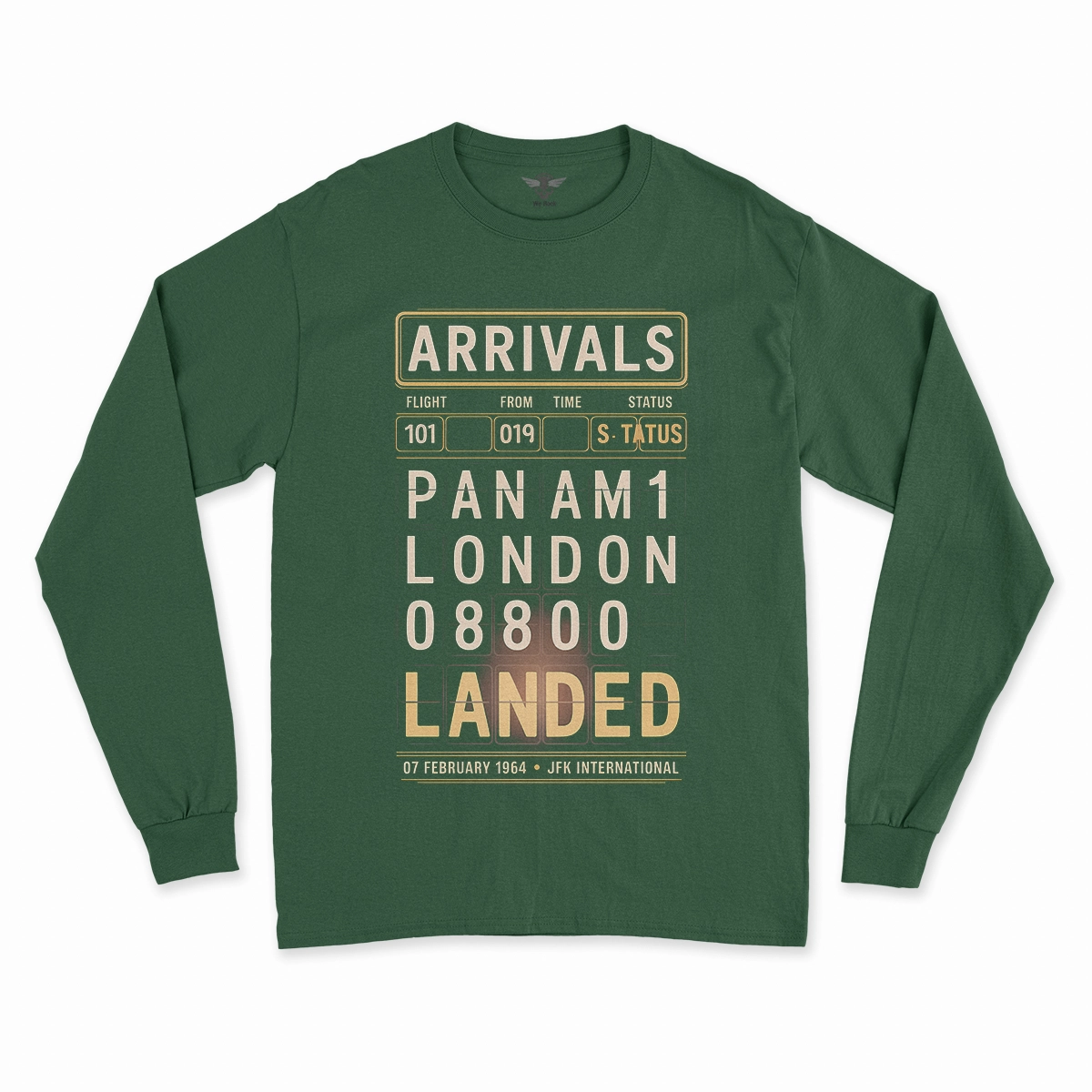 Just Landed — Pan Am 101 — New York February 1964 Rock Tee — Scholar Edition