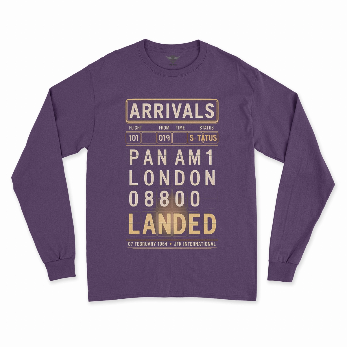 Just Landed — Pan Am 101 — New York February 1964 Rock Tee — Scholar Edition