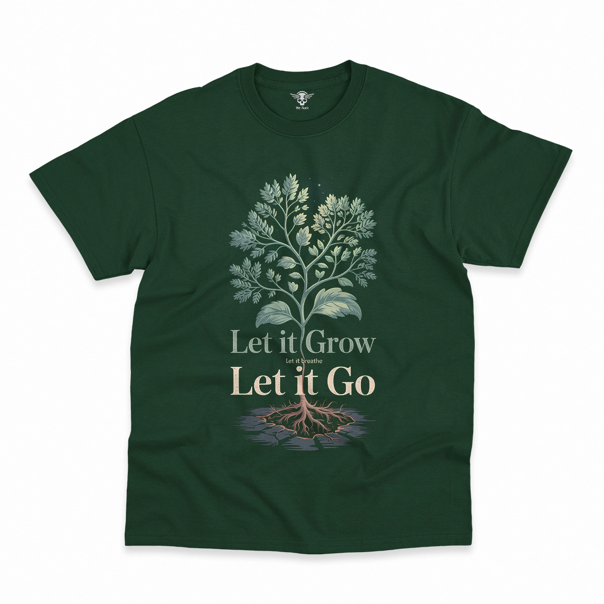 Let It Breathe / Let It Grow / Let It Go — Rock Heritage Tee — Design II