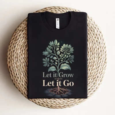 Let It Breathe / Let It Grow / Let It Go — Rock Heritage Tee — Design II