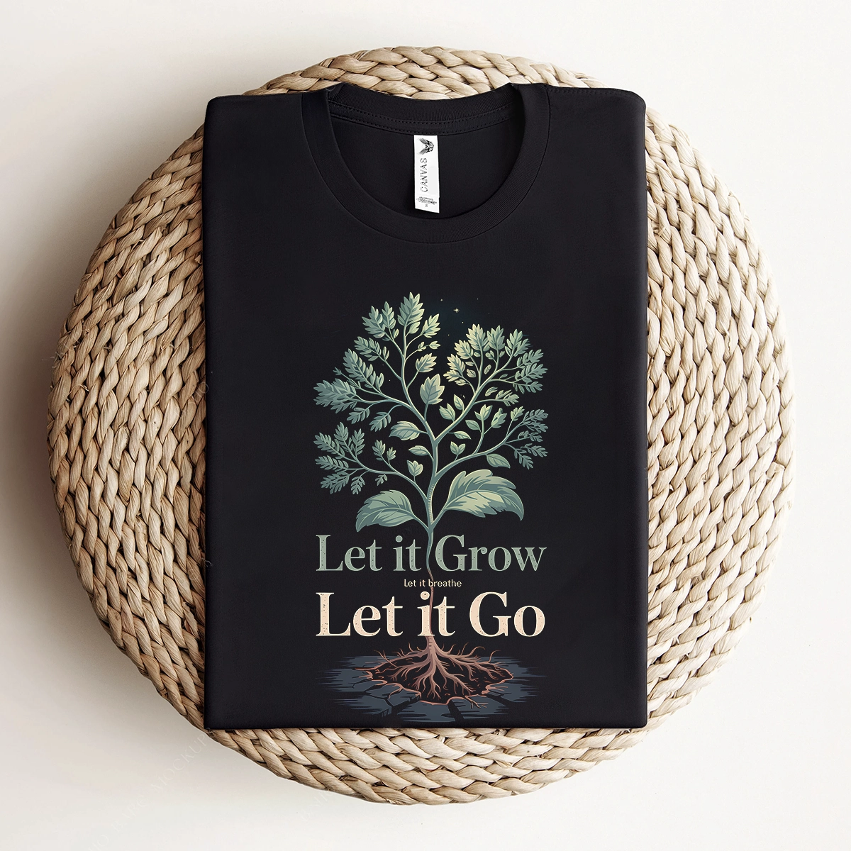 Let It Breathe / Let It Grow / Let It Go — Rock Heritage Tee — Design II