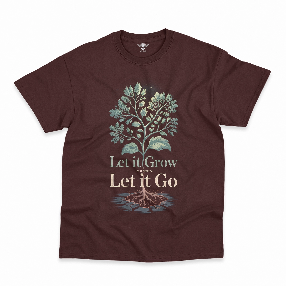 Let It Breathe / Let It Grow / Let It Go — Rock Heritage Tee — Design II
