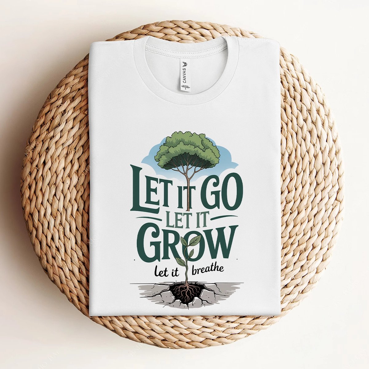Let It Breathe / Let It Grow / Let It Go — Rock Heritage Tee