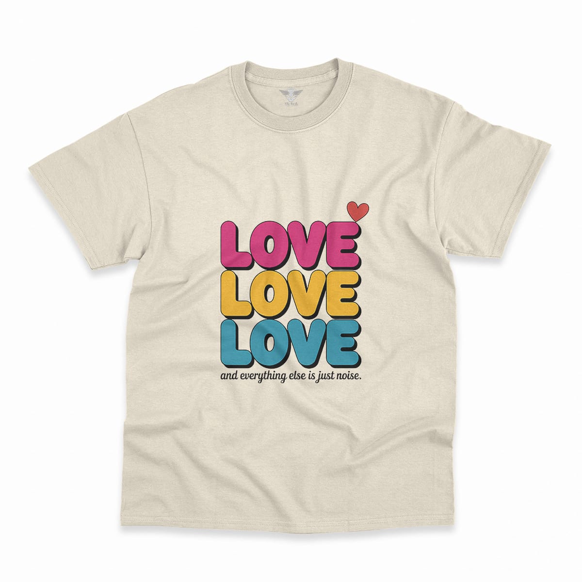 Love Love Love — 1960s Pop Art Rock Heritage Tee — Design II