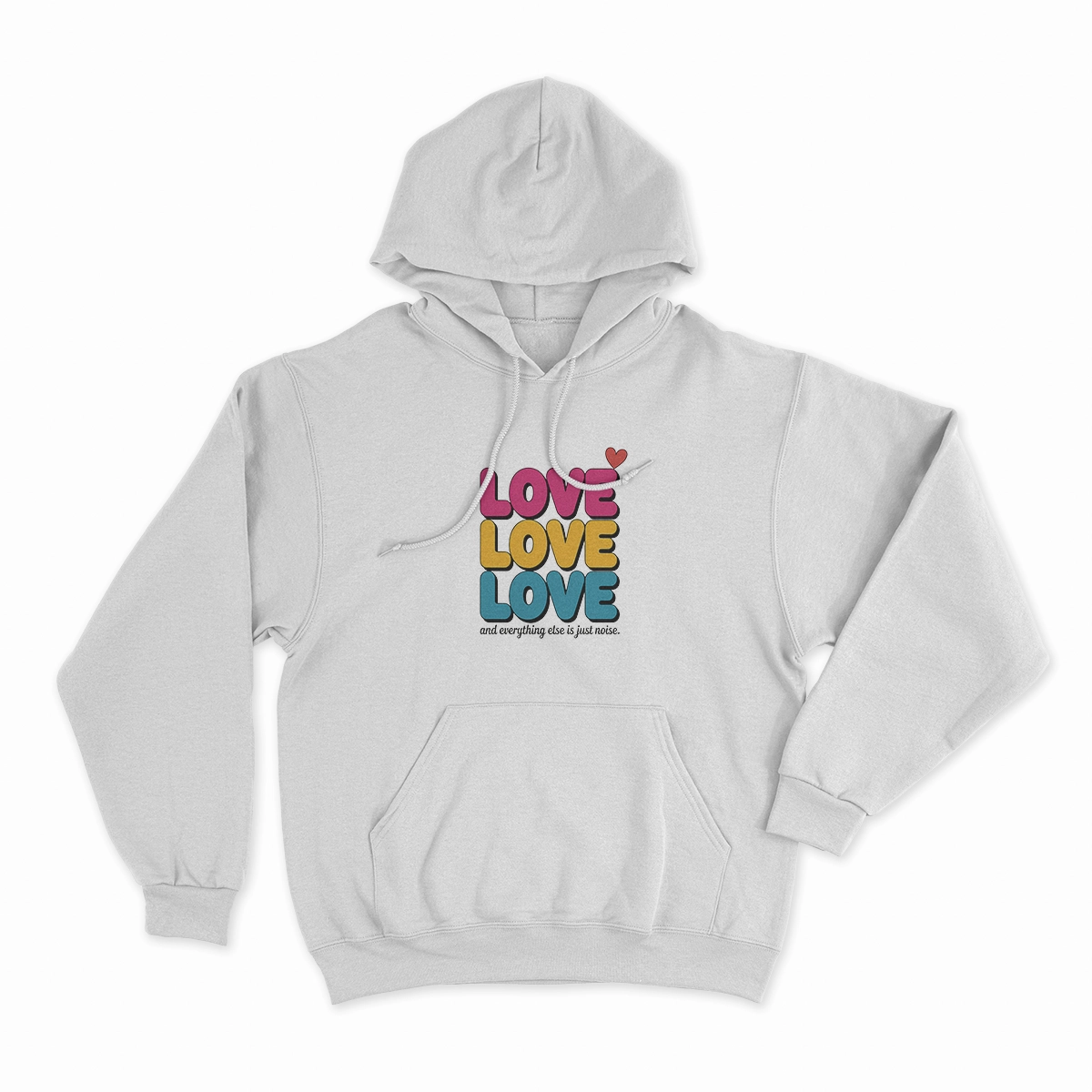 Love Love Love — 1960s Pop Art Rock Heritage Tee — Design II