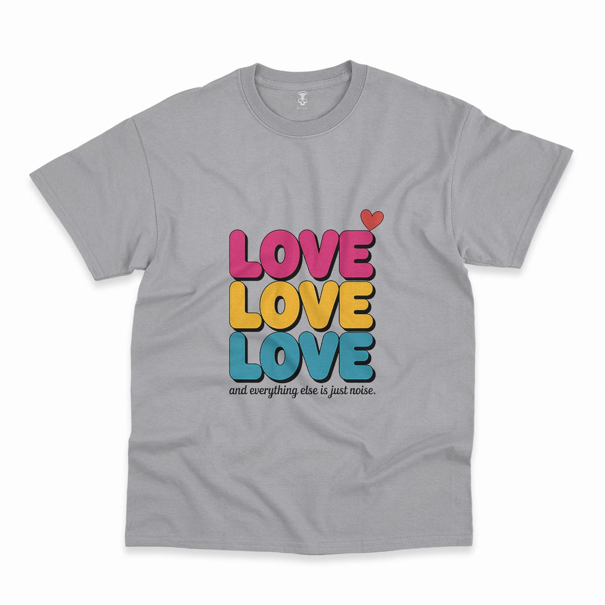 Love Love Love — 1960s Pop Art Rock Heritage Tee — Design II
