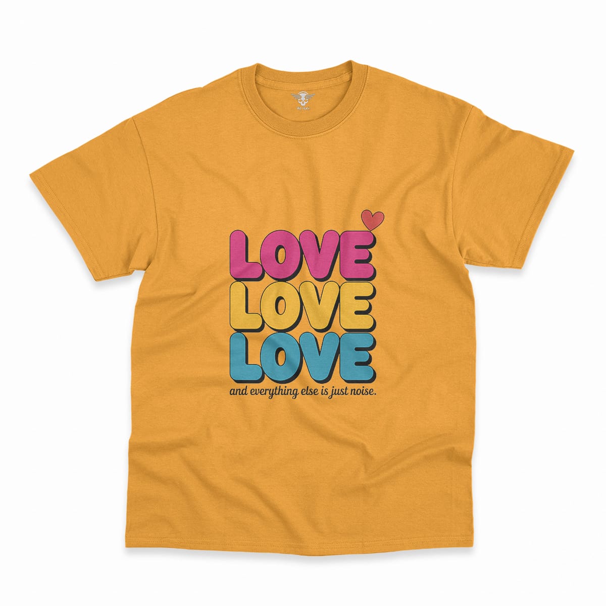 Love Love Love — 1960s Pop Art Rock Heritage Tee — Design II