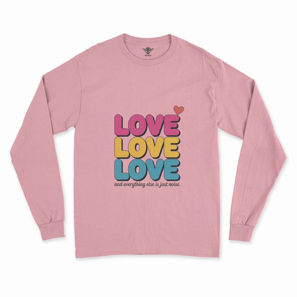 Love Love Love — 1960s Pop Art Rock Heritage Tee — Design II