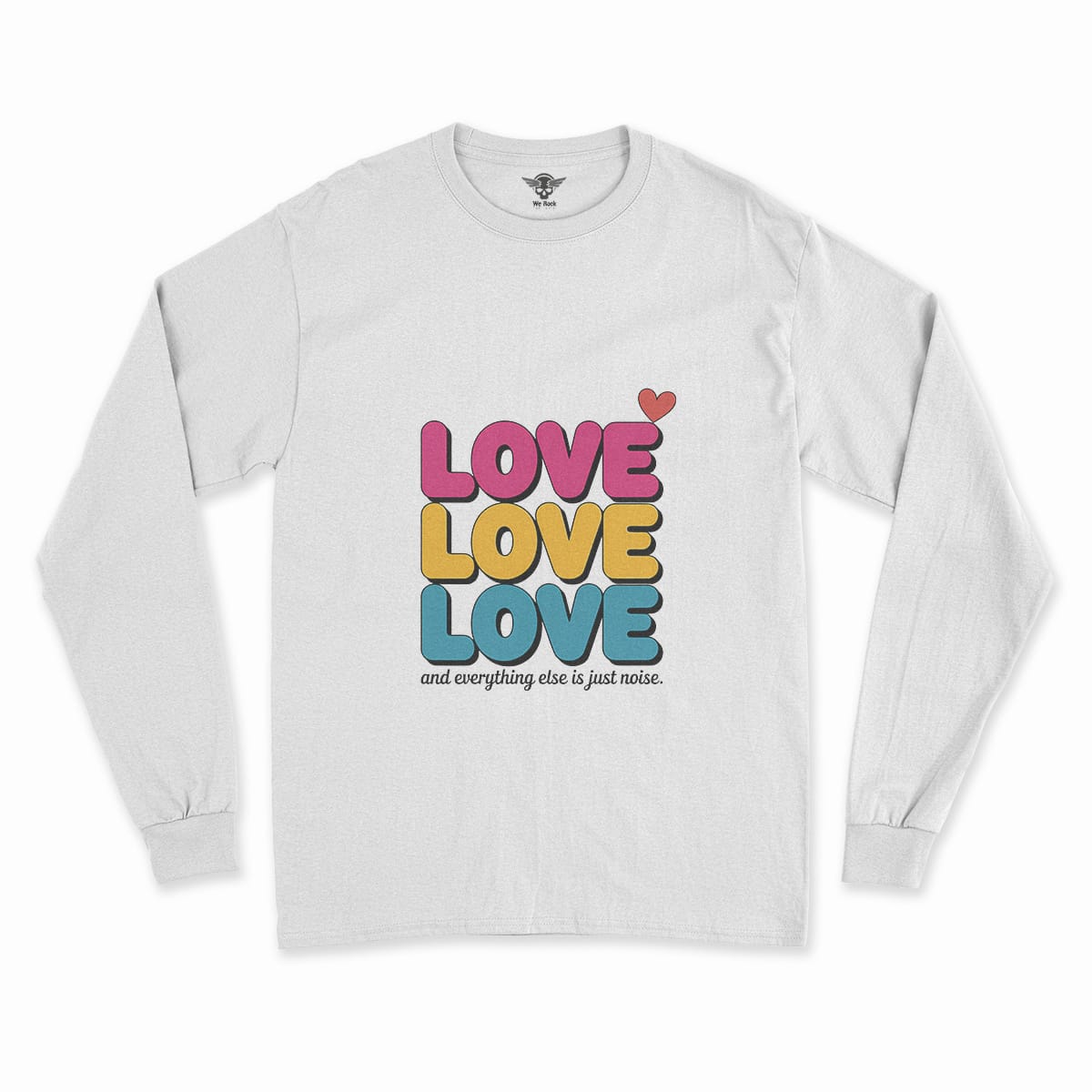 Love Love Love — 1960s Pop Art Rock Heritage Tee — Design II