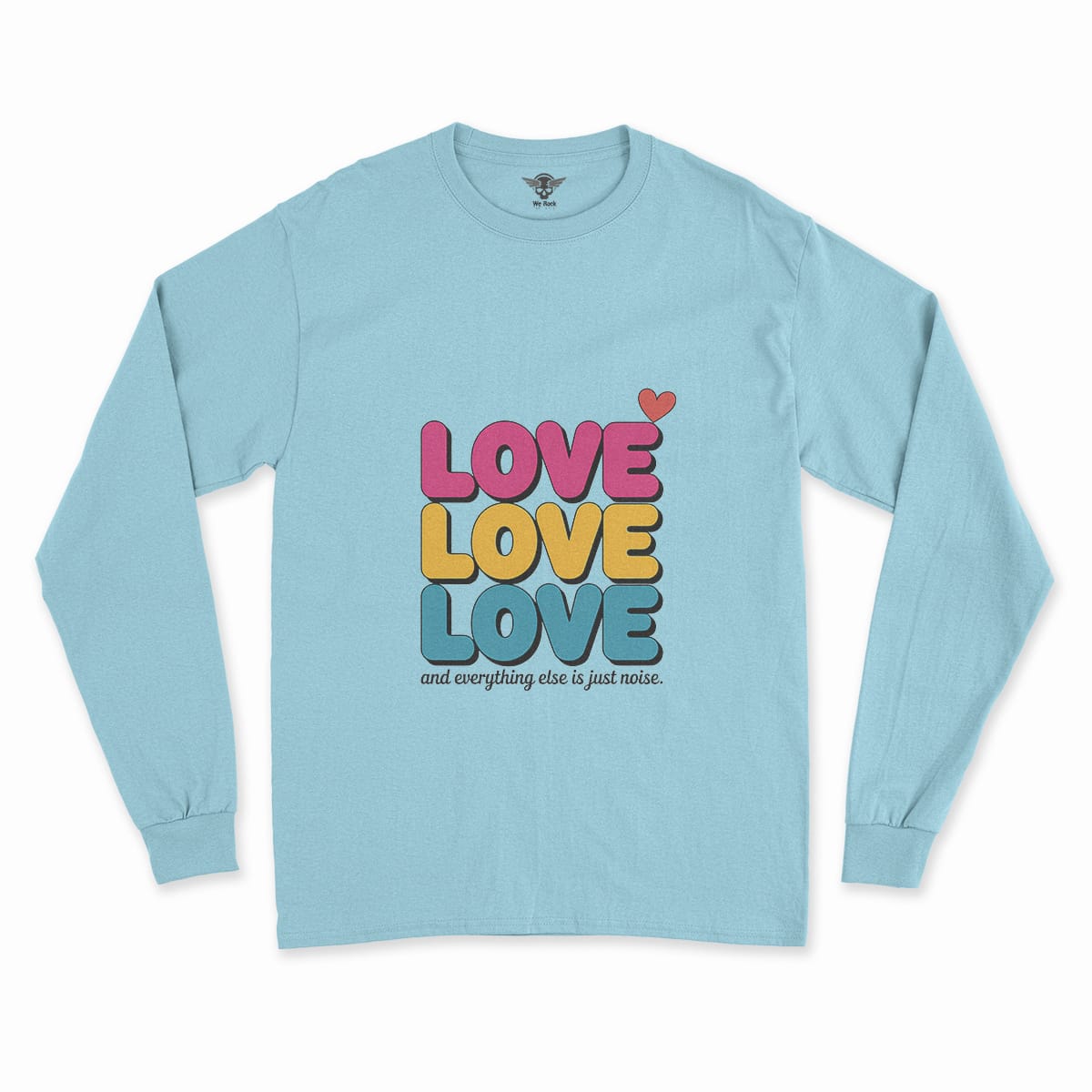 Love Love Love — 1960s Pop Art Rock Heritage Tee — Design II