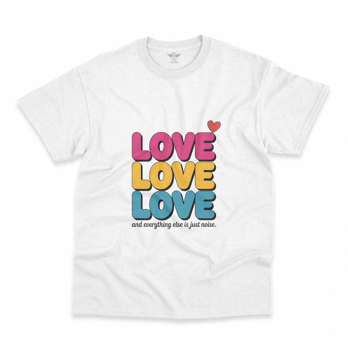 Love Love Love — 1960s Pop Art Rock Heritage Tee — Design II