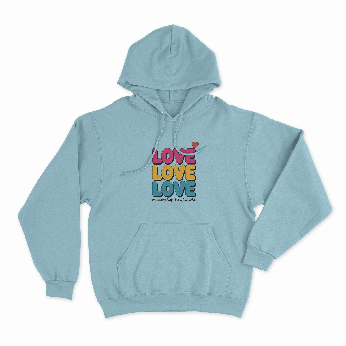 Love Love Love — 1960s Pop Art Rock Heritage Tee — Design II