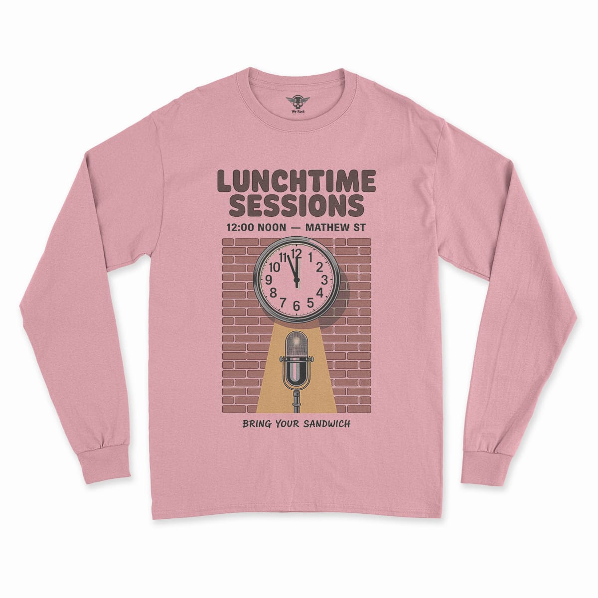 Lunchtime Sessions — 12:00 Noon Mathew Street Liverpool Tee — Design II