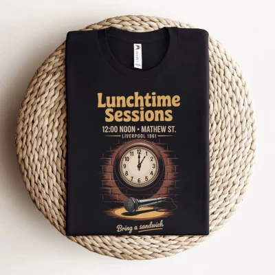Lunchtime Sessions — 12:00 Noon Mathew Street Liverpool Tee