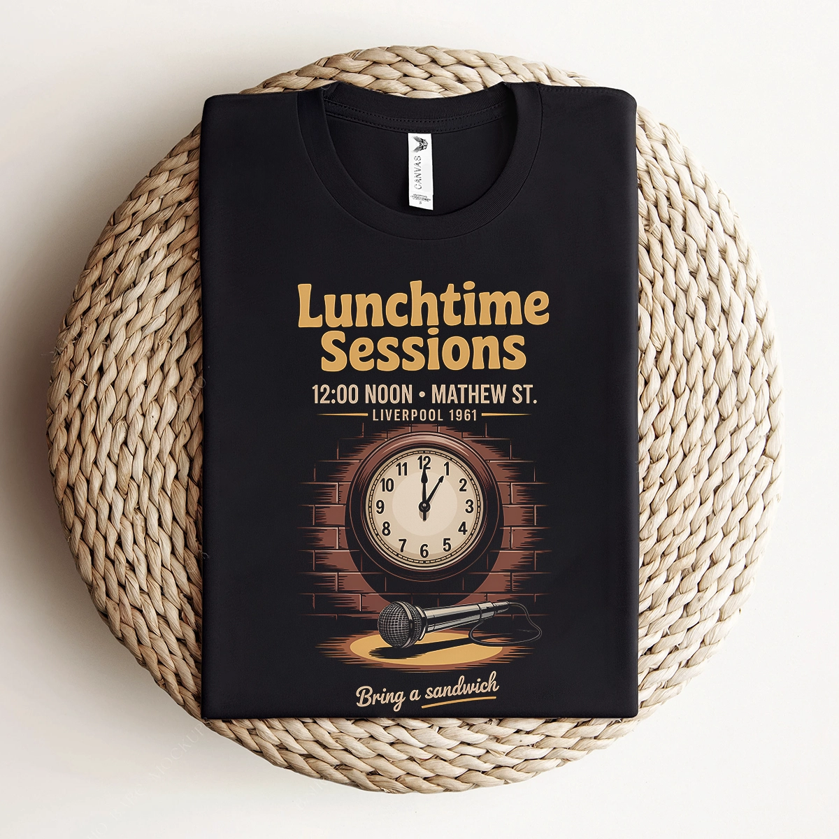 Lunchtime Sessions — 12:00 Noon Mathew Street Liverpool Tee