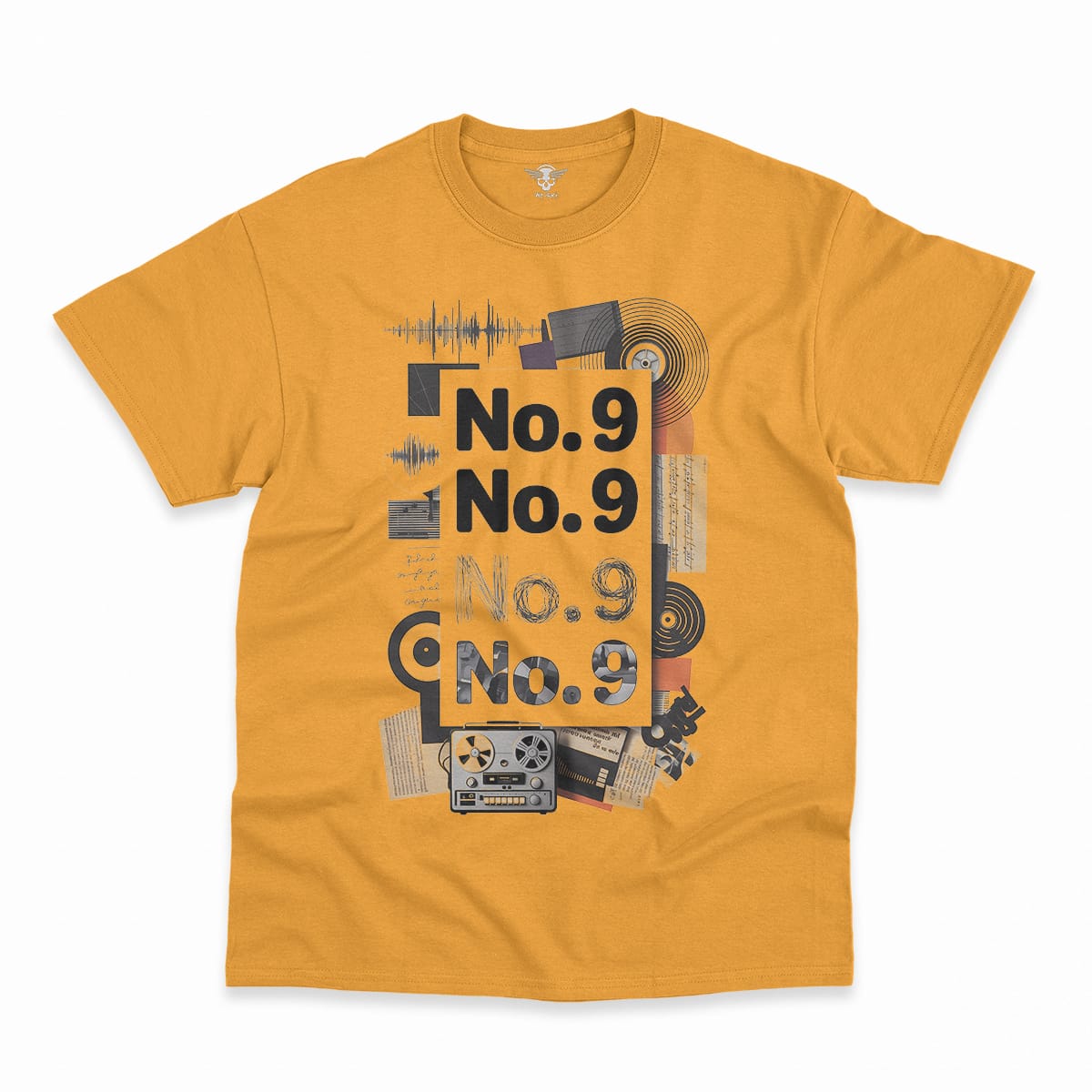 No. 9 — Experimental Avant-Garde Rock Tee — Design I