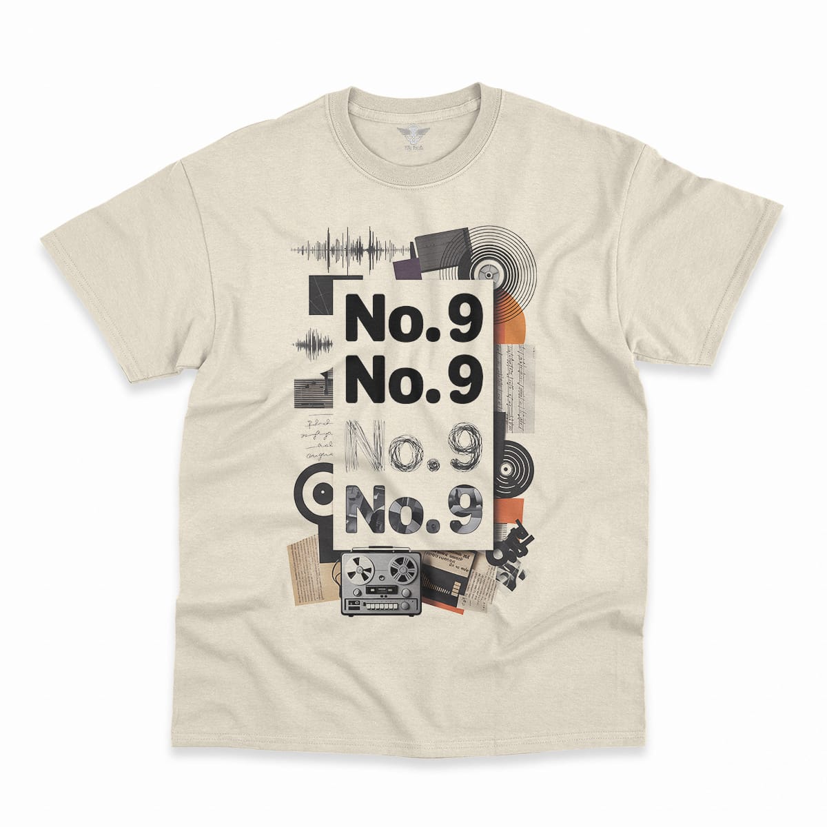 No. 9 — Experimental Avant-Garde Rock Tee — Design I