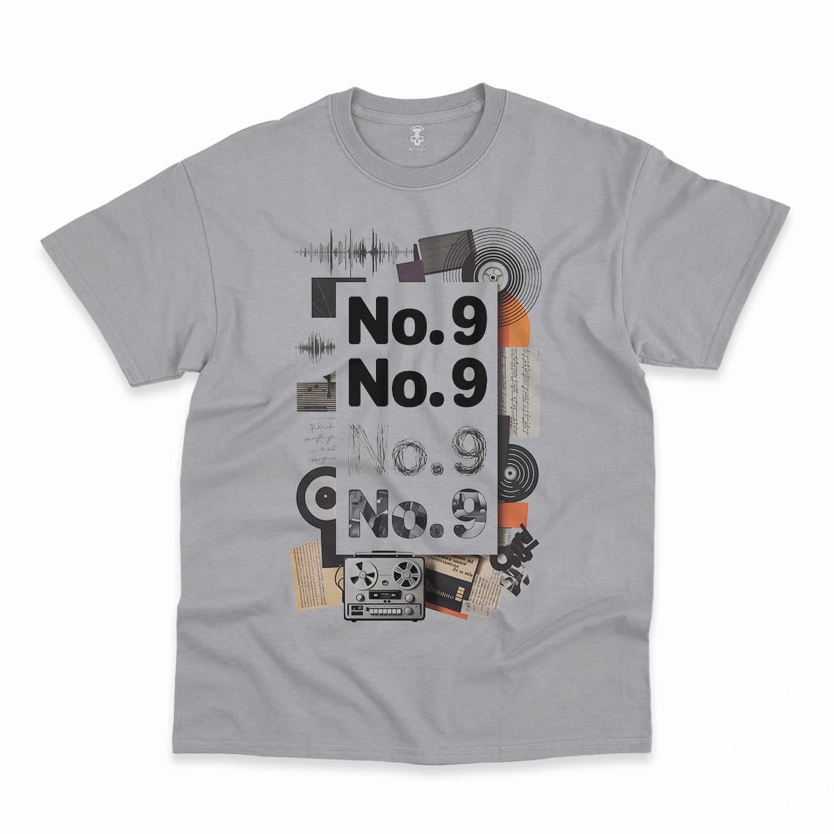 No. 9 — Experimental Avant-Garde Rock Tee — Design I