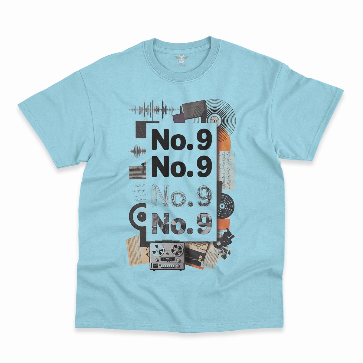 No. 9 — Experimental Avant-Garde Rock Tee — Design I
