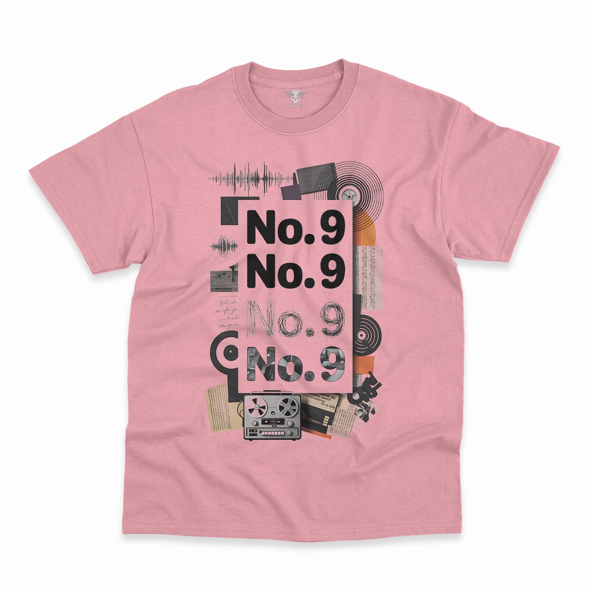 No. 9 — Experimental Avant-Garde Rock Tee — Design I