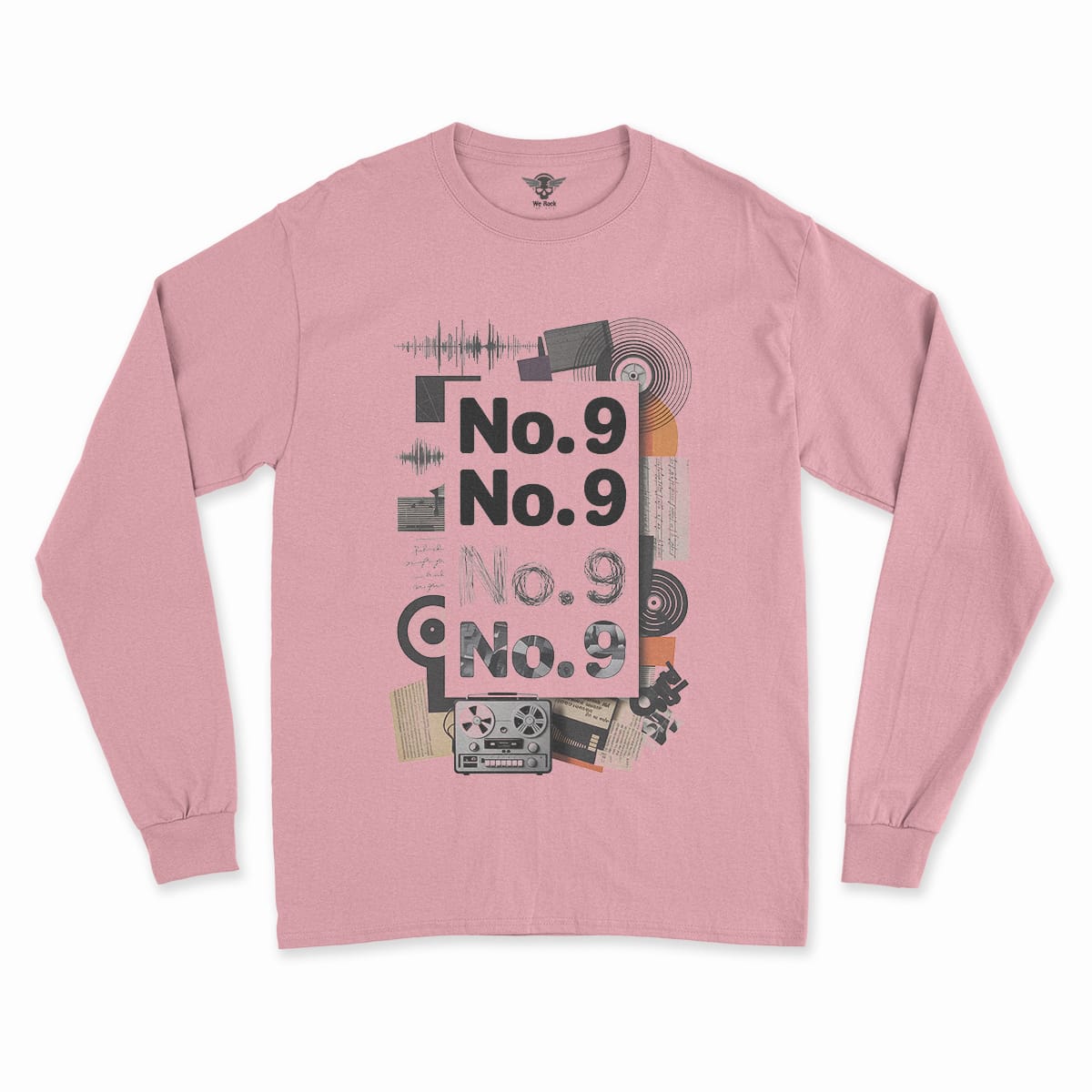 No. 9 — Experimental Avant-Garde Rock Tee — Design I