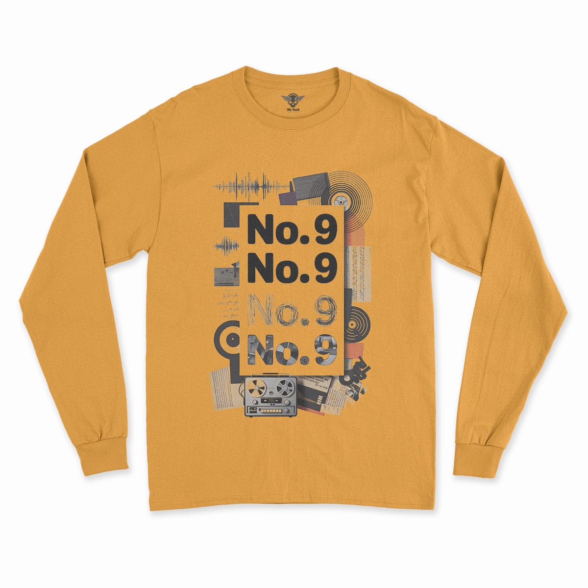 No. 9 — Experimental Avant-Garde Rock Tee — Design I