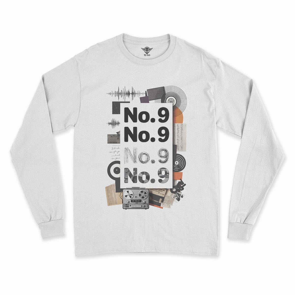 No. 9 — Experimental Avant-Garde Rock Tee — Design I