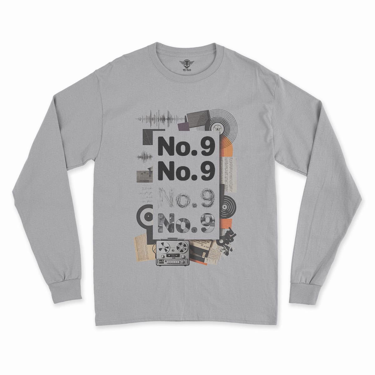 No. 9 — Experimental Avant-Garde Rock Tee — Design I