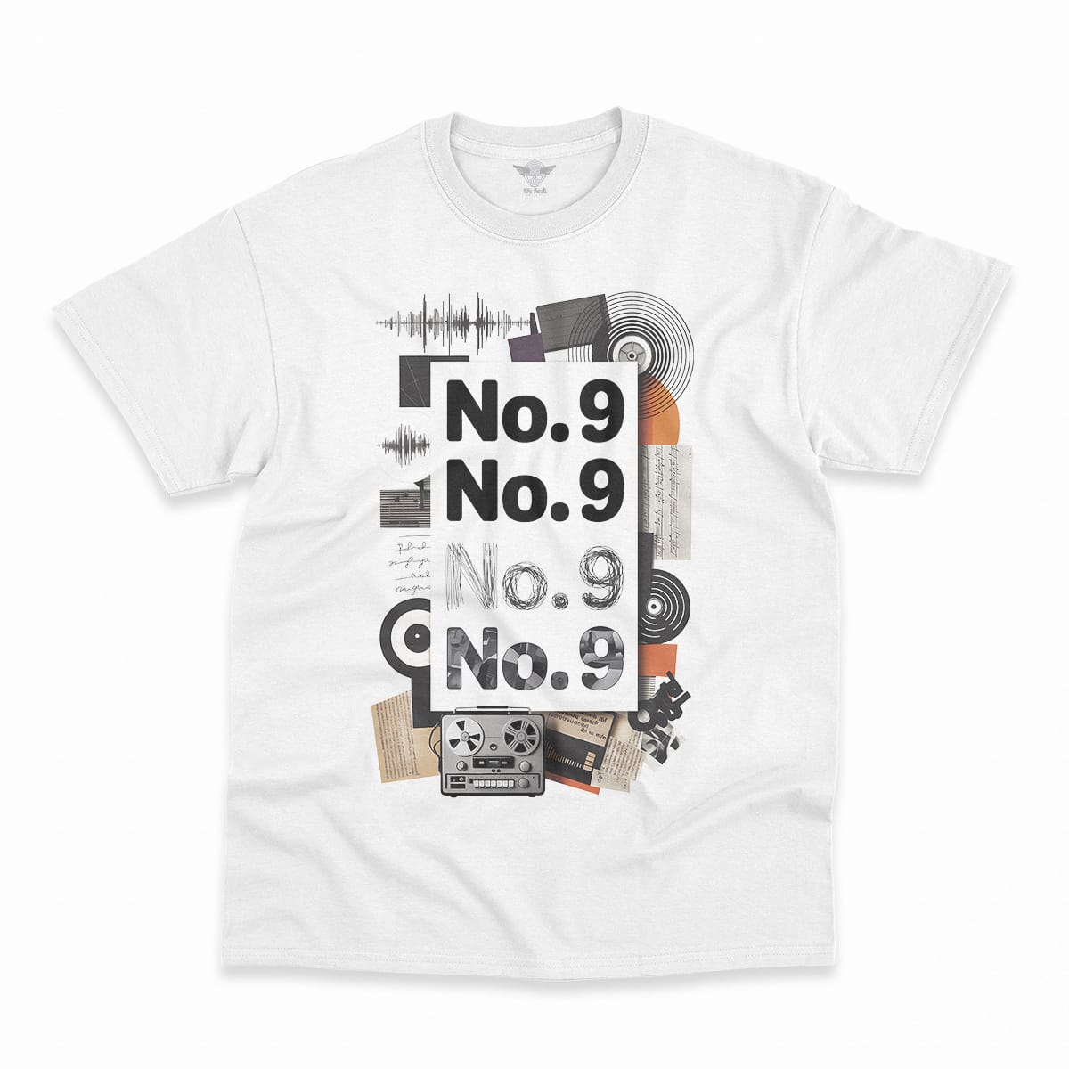 No. 9 — Experimental Avant-Garde Rock Tee — Design I