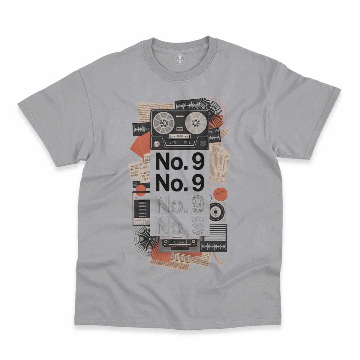 No. 9 — Experimental Avant-Garde Rock Tee — Design II
